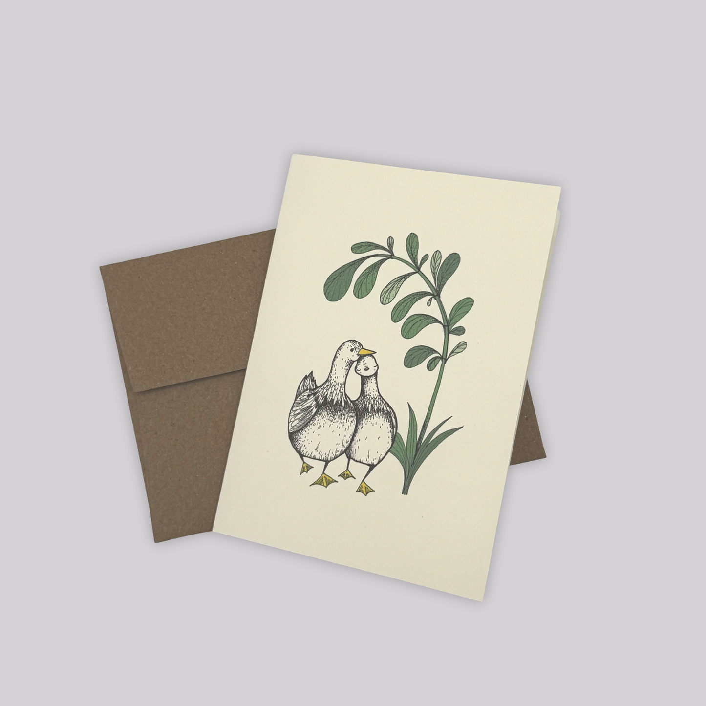 Strolling Ducks - Note Card