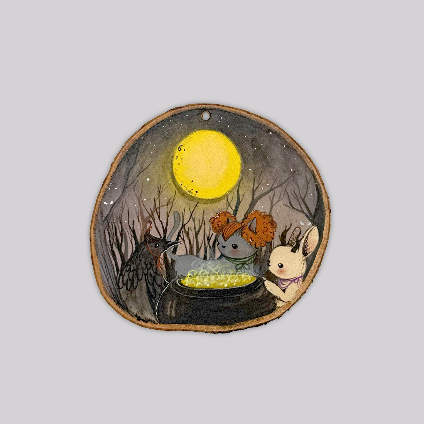 Hocus Pocus - Original Painting Ornament