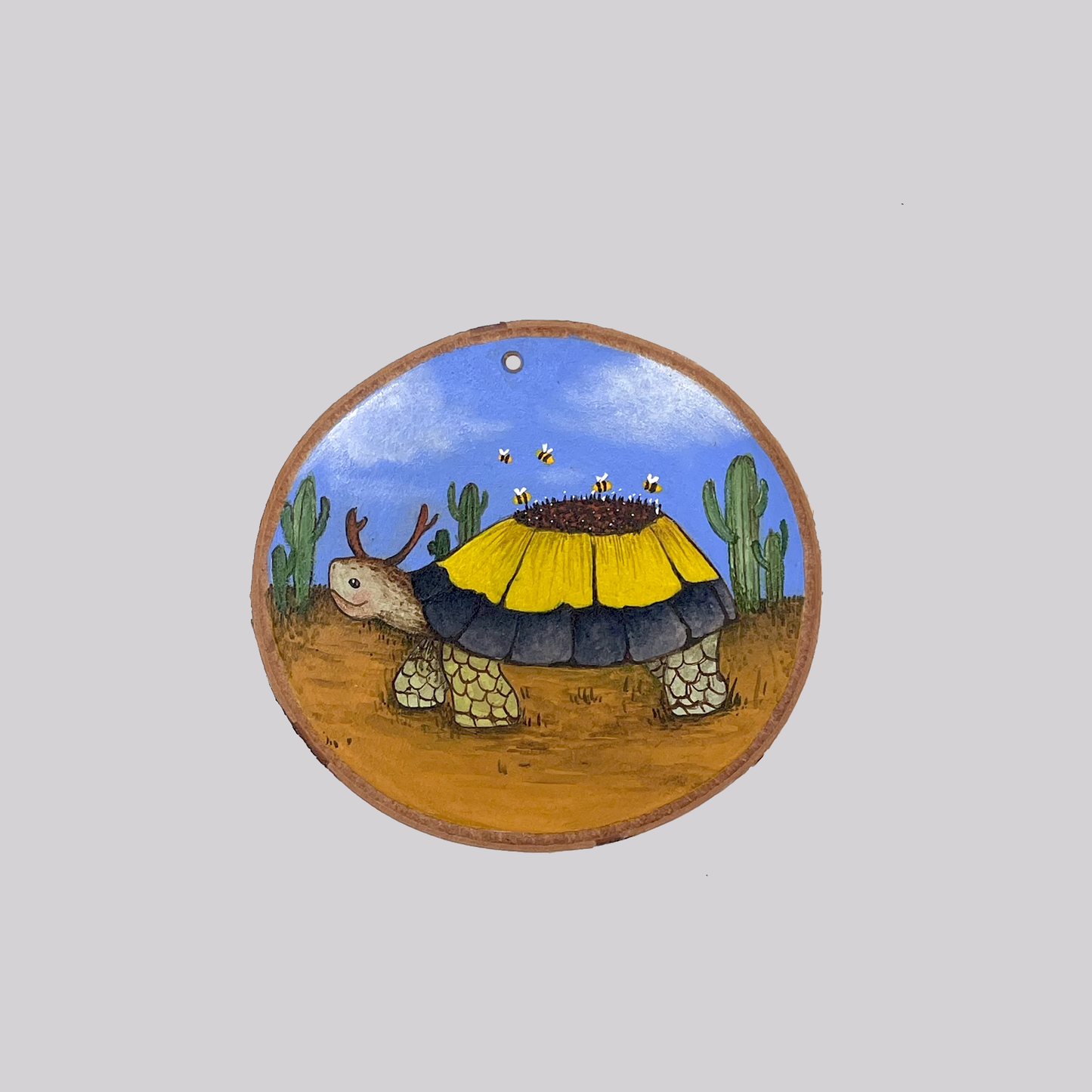 Roof Top Garden - Original Painting Ornament