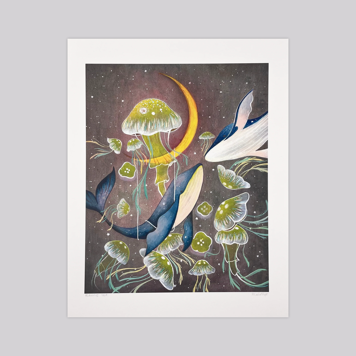 Bloomie Sea - Art Print