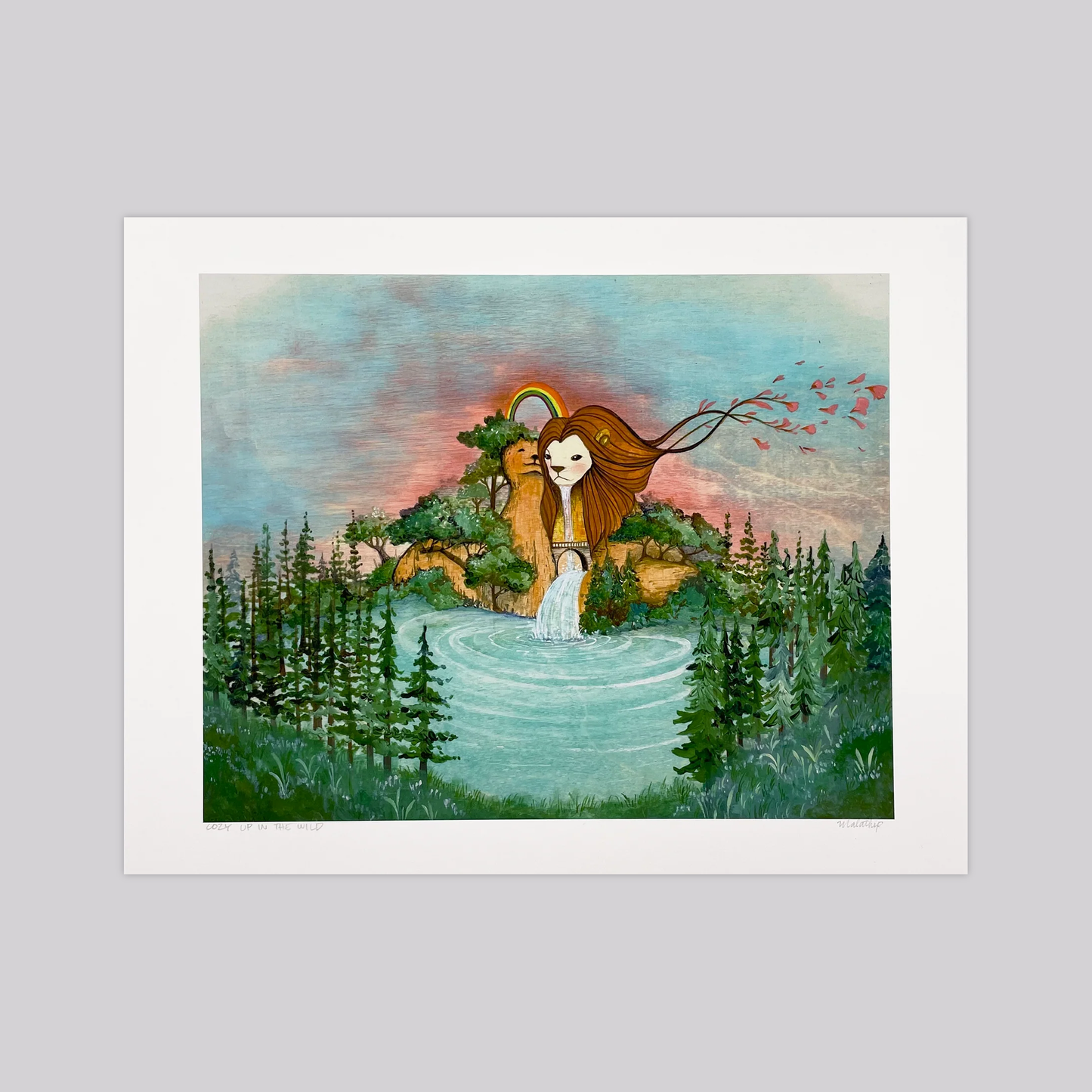 Cozy Up In The Wild - Art Print