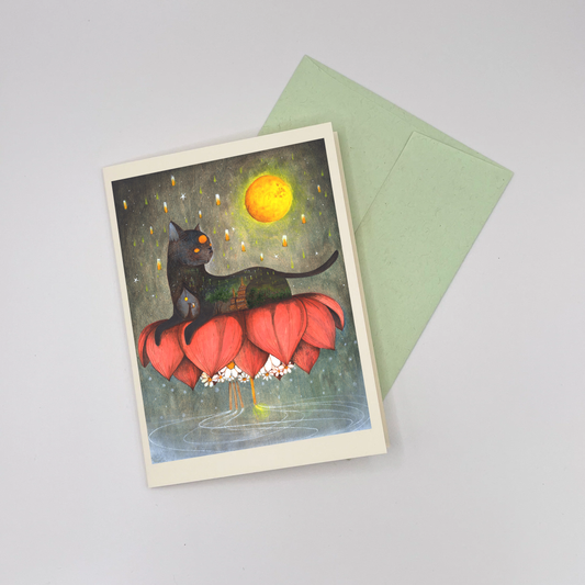 Full Moon - Note Card