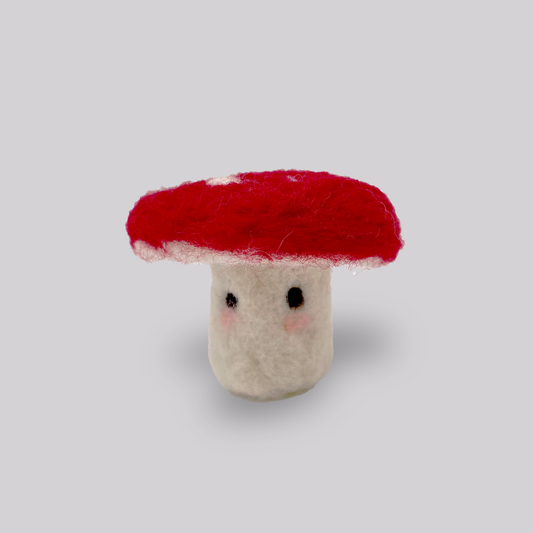 Mushroom (Red) Felt Buddy