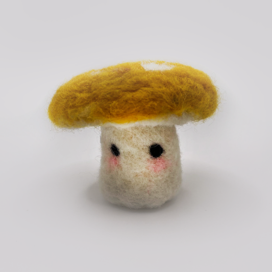 Mushroom (Yellow) Felt Buddy