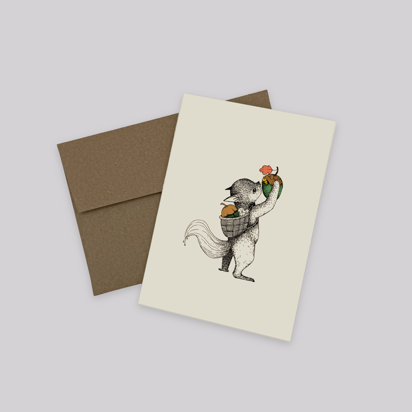 Squirrel - Note Card