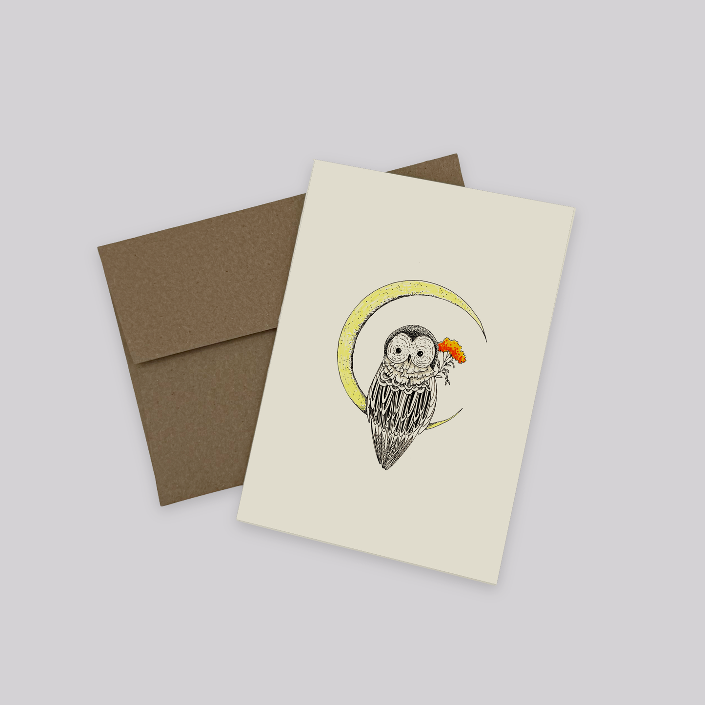 Yarrow Owl - Note Card