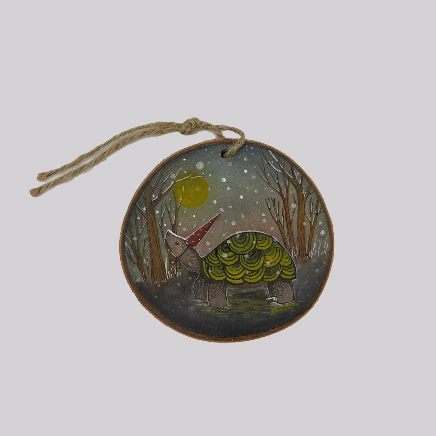 On The Way - Original Painting Ornament