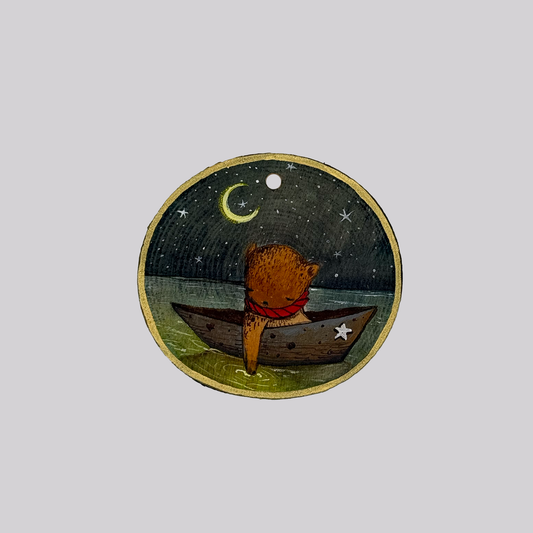 Among The Stars - Original Painting Ornament