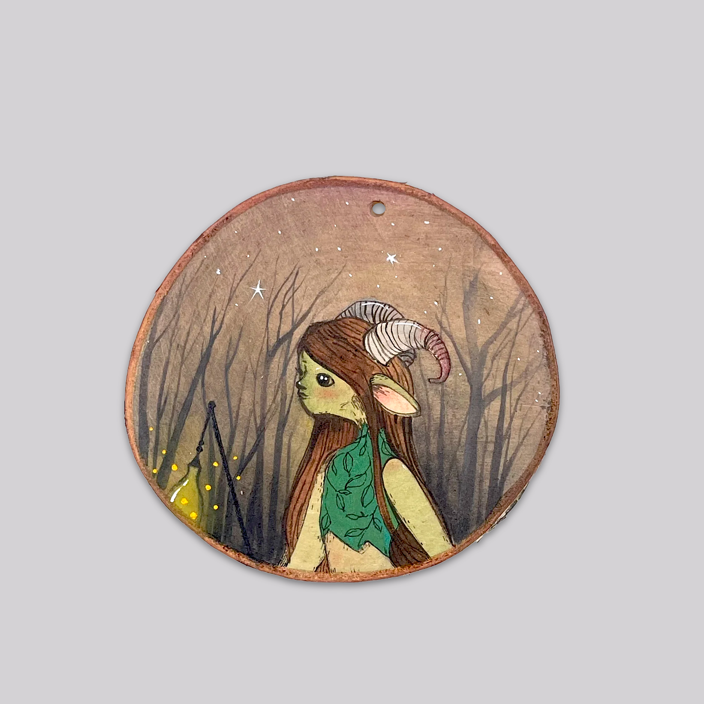 Faun - Original Painting Ornament