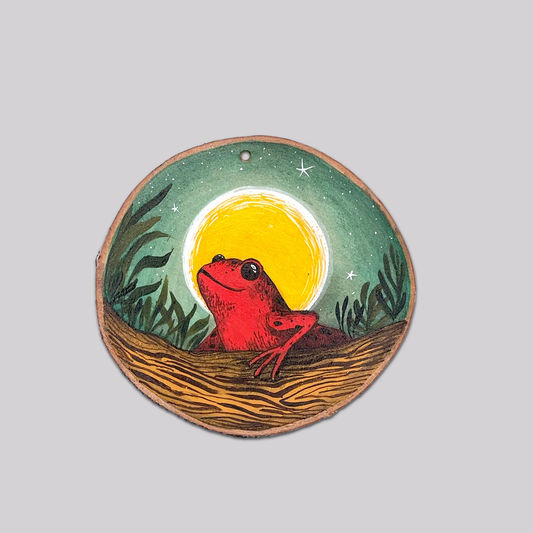 It Will Be a Good Night - Original Painting Ornament