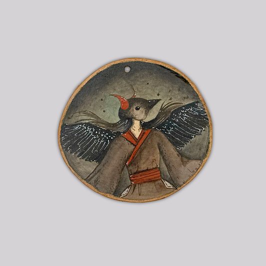 Tengu - Original Painting Ornament