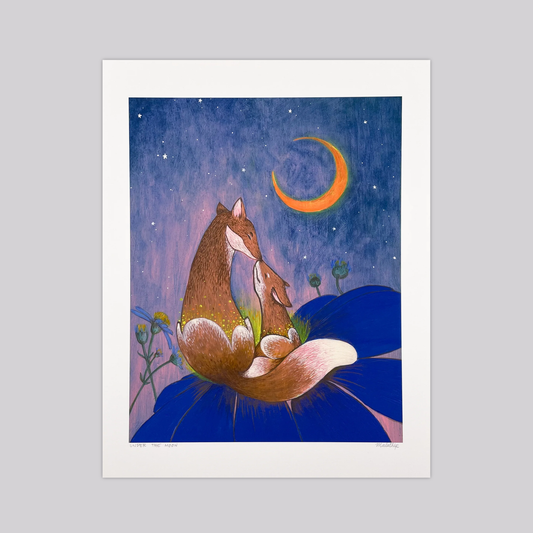 Under The Moon - Art Print